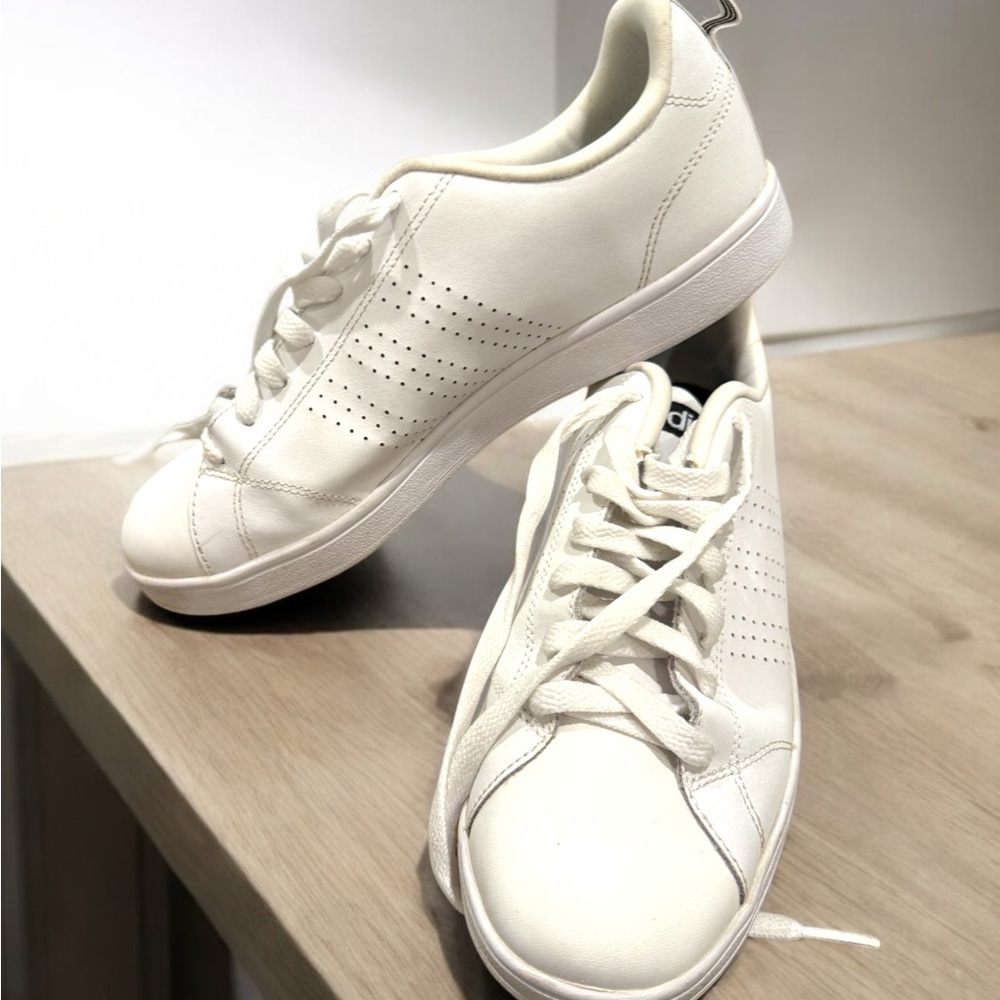 White Leather Sneakers